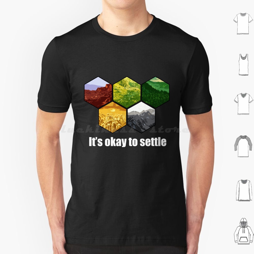 Camiseta de algodón It _ S Oka - Board Game Catan reseña y precio